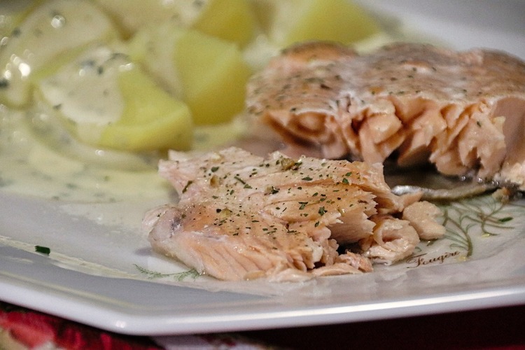 Seafood Recipe - Salmon and Potatoes