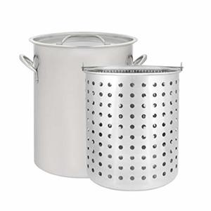 Concord 36-QT Stainless Steel Stock Pot With Basket