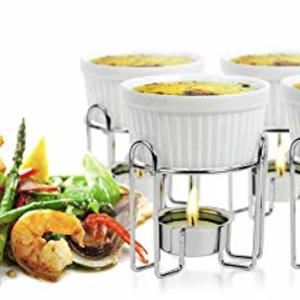 Artestia 4 Piece Butter Warmers Set For Seafood